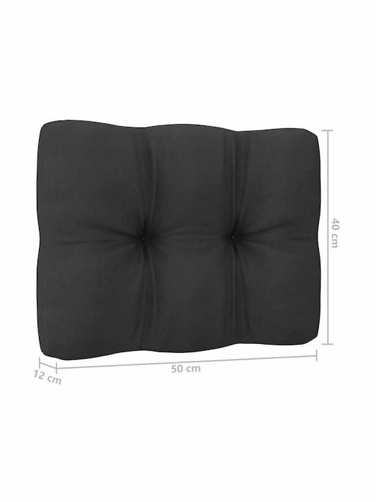 vidaXL Zweisitziges Outdoor-Sofa Hölzernes mit Kissen 70x70x67cm