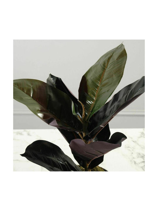 Künstliche Pflanze im Töpfchen Ficus Lyrata Grün 36cm Supergreens