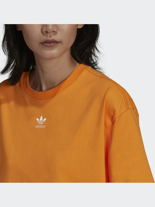 Loungewear Adicolor Essentials Дамски T-shirt Оранжев Светъл