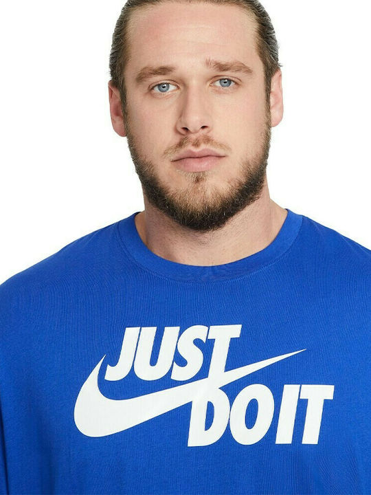 Just Do It Athletic T-shirt Blue