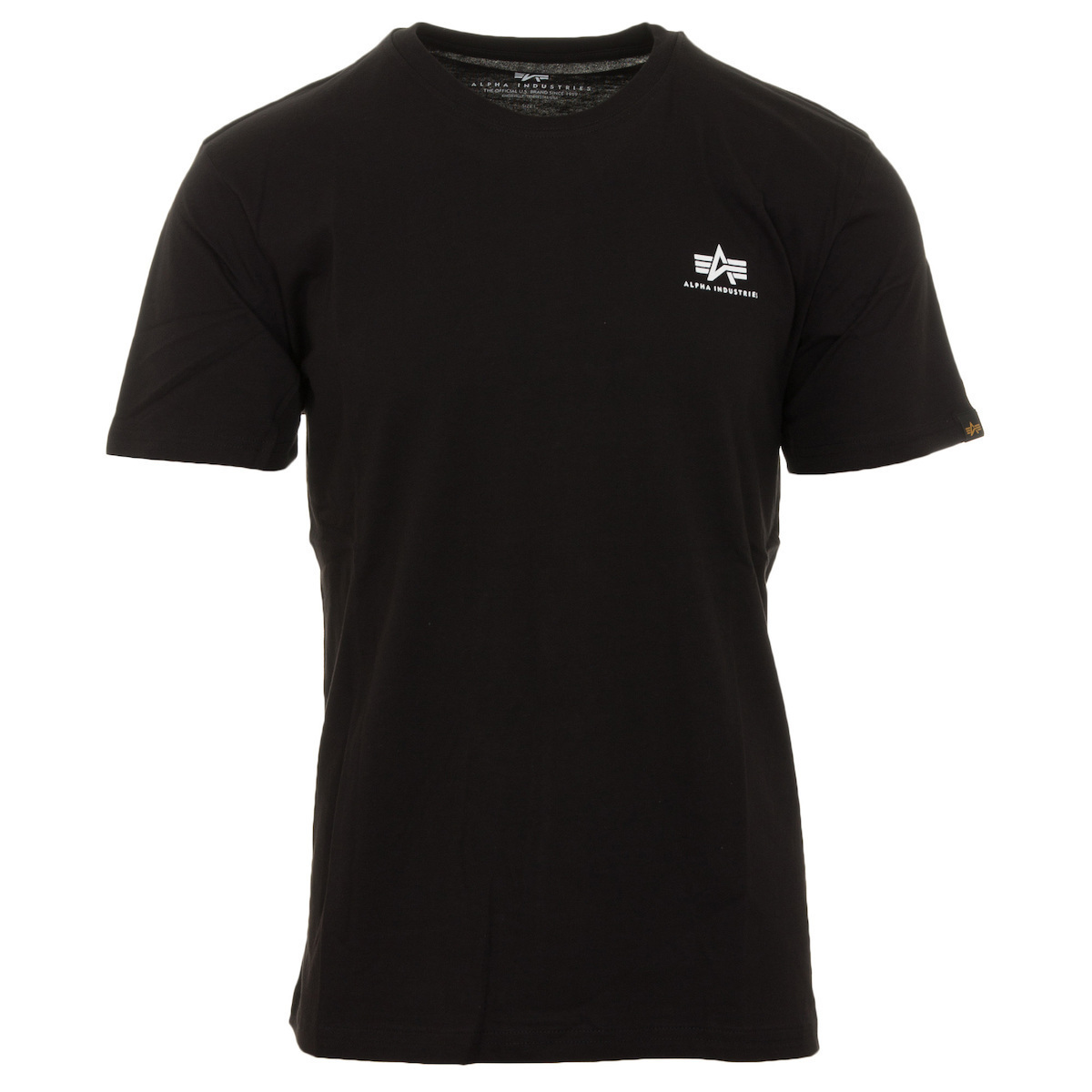Tシャツ・カットソー ALPHA INDUSTRIES Men T-shirt Black 188505 03 Alpha Industries T-Shirt | Black | Small | Men's wear | eBay