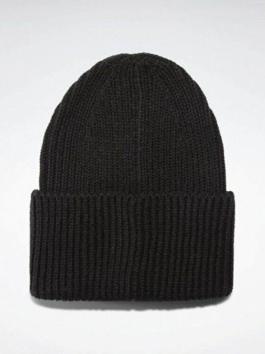 Beanie Unisex Beanie with Rib Knit in Black color GG6698