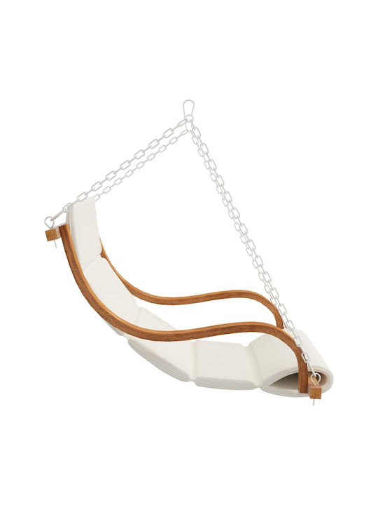 Wooden Swing Cream L95xW120xH65.5cm