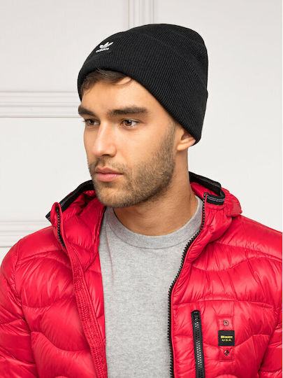 Adicolor Beanie Unisex Beanie mit Rippstrick in Schwarz Farbe