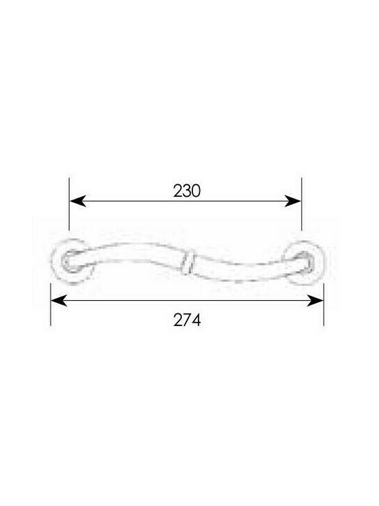 Zogometal Handle Front Door 306 306 230mm URL