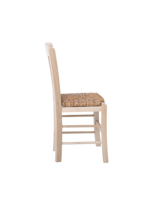 Casa Καρέκλα Καφενείου Ξύλινη Καφέ 42x45x88εκ.