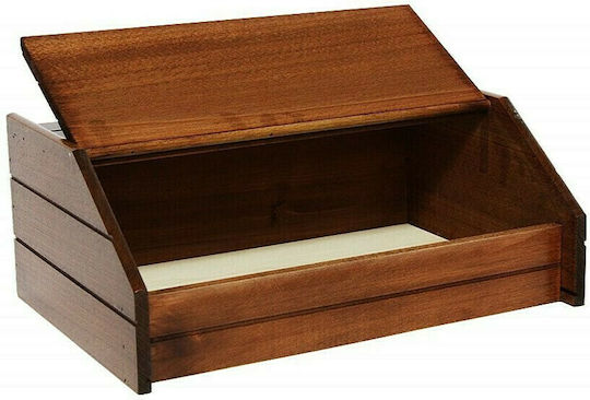 Homestyle Brotkasten mit Deckel Hölzernes Braun 42x28x17.5cm Homestyle Brotkasten mit Deckel Hölzernes Braun 42x28x17.5cm