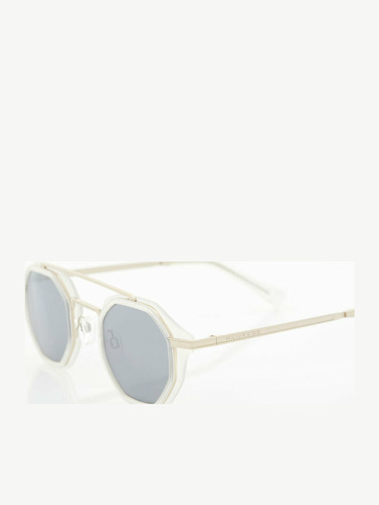 Hawkers Citybreak Unisex Γυαλιά Ηλίου με Χρυσό Μεταλλικό Σκελετό και Γαλάζιο Καθρέφτη Φακό