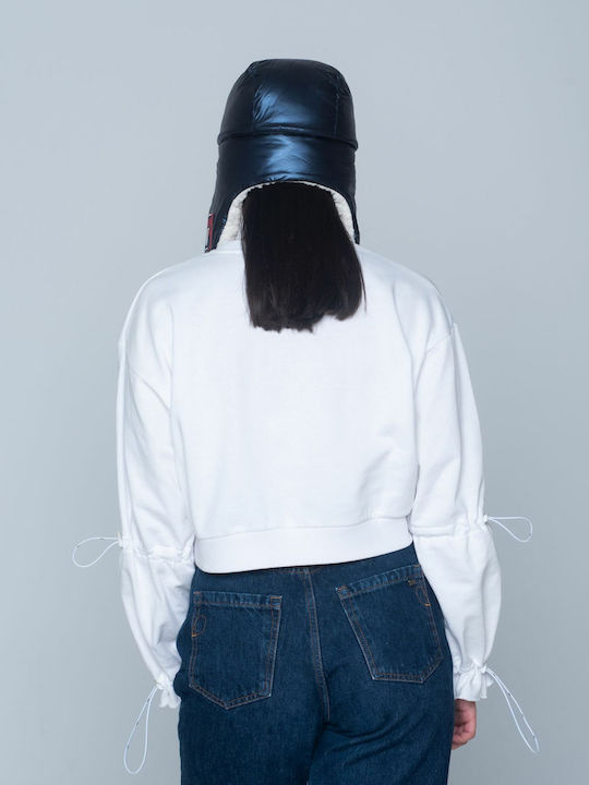 Trapper Beanie Earflap Beanie in Navy Blue color