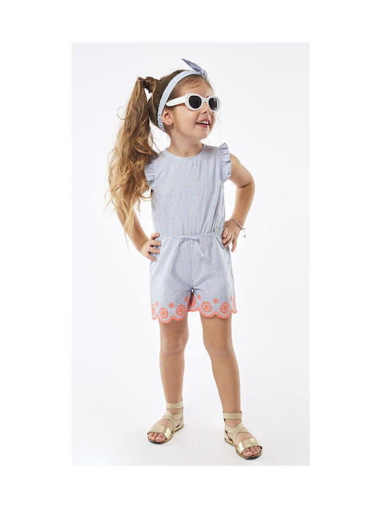 Evita Kids One-piece Fabric Shorts/Bermuda Light Blue