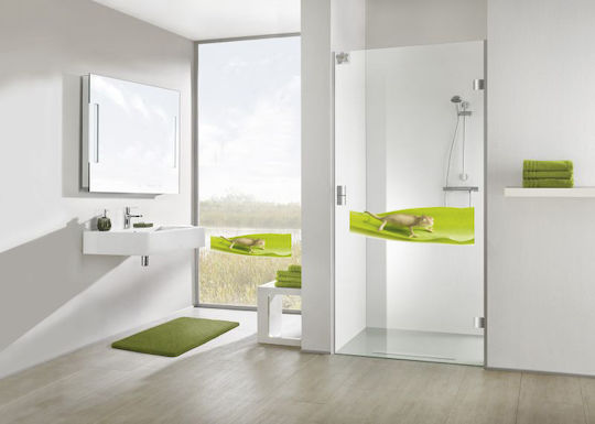 Autocolant Decorativ Perete Chameleon Green 1buc 68x23buc Kleine Wolke
