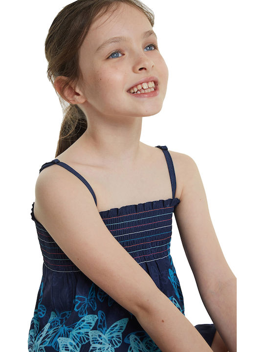 Kids' Fabric Jumpsuit Shorts/Bermudas Jumpsuit Blue