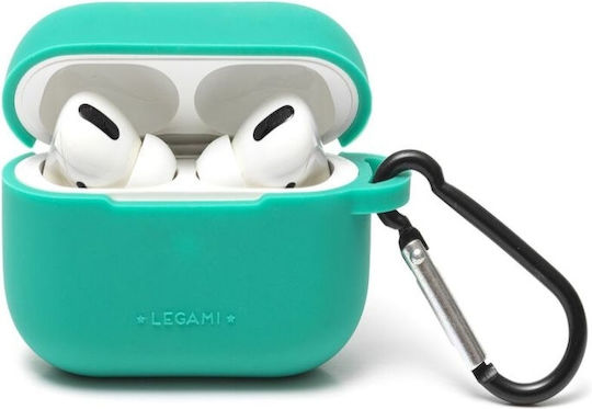 Legami Milano Air'n Go Husă cu cârlig în culoarea Turcoaz pentru Apple AirPods Pro