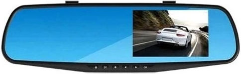 SPM SJ54 1080P Mirror Car DVR Set with Rear Camera, 4.3" Display with Clip