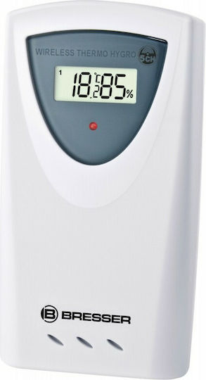 Bresser Weather Center 7002500 Ασύρματος Μετεωρολογικός Σταθμός Ψηφιακός Επίτοιχος Λευκός