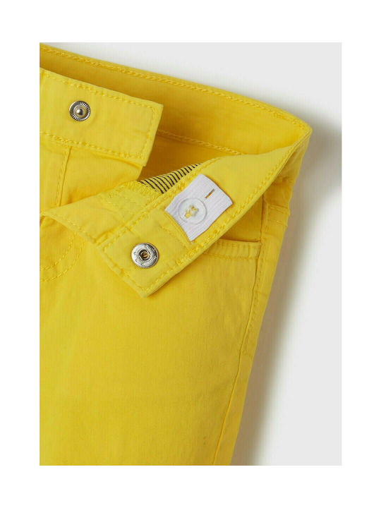 Mayoral Kids Shorts/Bermuda Fabric Yellow