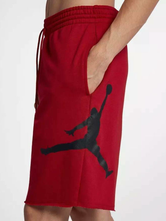 Jumpman Air Fleece Мъжки спортни шорти Червен