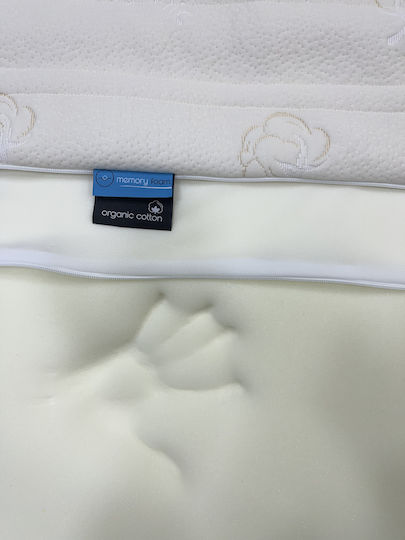 Art Strom Ανώστρωμα Μονό Memory Foam με Αποσπώμενο Κάλυμμα & Λάστιχα Εφαρμογής 90x200x7εκ.