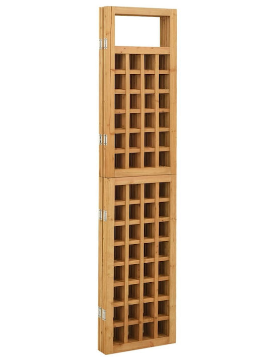 vidaXL Decorativ Paravan Lemn cu 4 Panouri Cafea 161x180cm