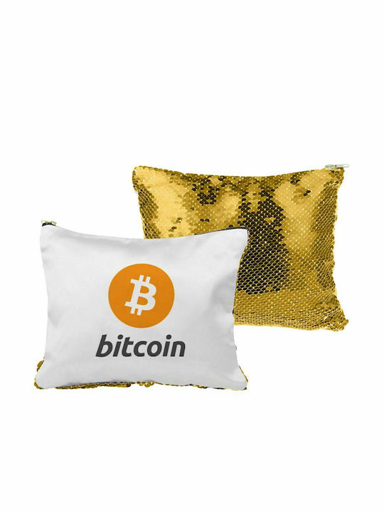 Bitcoin, Τσαντάκι νεσεσέρ με πούλιες (Sequin) Χρυσό