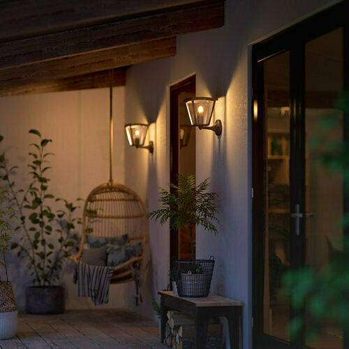 Philips Inara Hue Wandmontierte Außen-Laterne E27 IP44 27.7x25.6x21.9εκ.