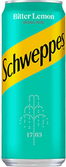 Schweppes Λεμονάδα με Ανθρακικό σε Κουτί 330ml