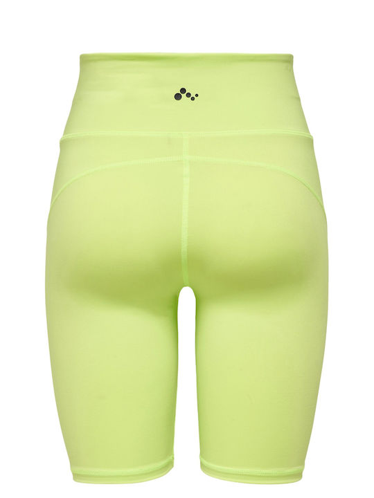 Training Damen Fahrrad Leggings Hohe Taille Sharp Grünes