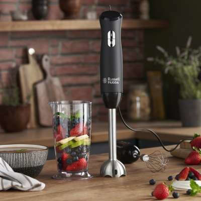 Russell Hobbs Desire Hand Blender With Plastic Rod 500W Black