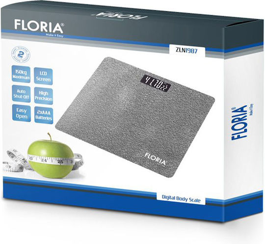 Zilan Floria Digital Badezimmerwaage in Gray Farbe