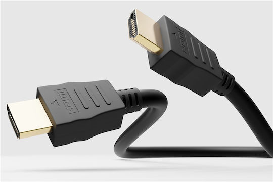 Goobay HDMI 2.0 Premium High Speed 4K 60Hz HDR Кабел HDMI Мъжки - HDMI Мъжки 15м Черен