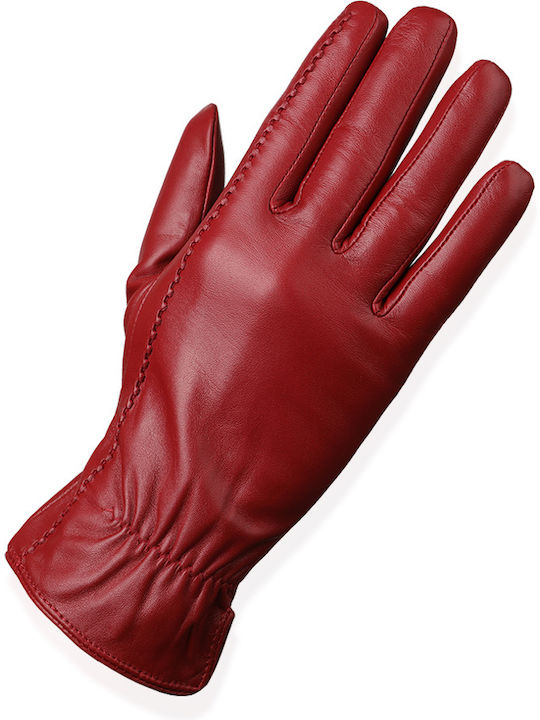 98862 Rot Leder Handschuhe