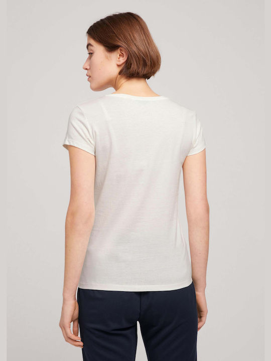 Tom Tailor Women's T-shirt White