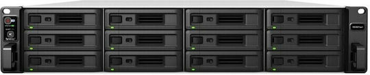Synology RackStation RS3621xs+ NAS Rack με 12 θέσεις για HDD/SSD και 6 θύρες Ethernet