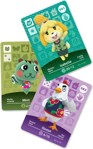 Nintendo Amiibo Animal Crossing Cards Series 1 Figură de personaj pentru 3DS/WiiU