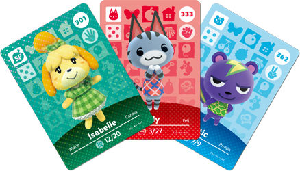 Nintendo Amiibo Animal Crossing Cards Series 4 Figură de personaj pentru 3DS/WiiU