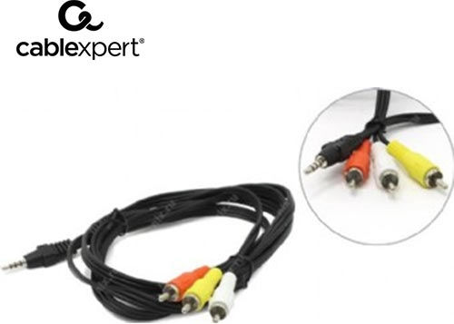 Cablexpert 3.5mm male to Component male 2m Cable (CCA-4P2R-2M)