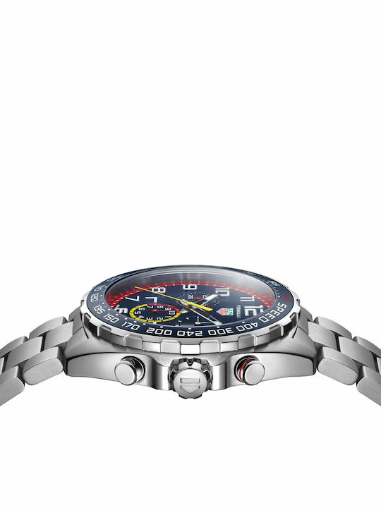TAG Heuer Formula 1 X Red Bull Racing Ρολόι Μπαταρίας με Μεταλλικό Μπρασελέ