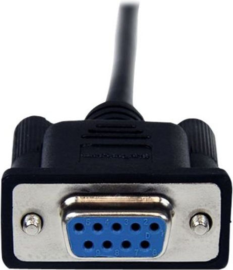 StarTech Cable RS232 9-pin female to RS232 9-pin female 2m (SCNM9FM2MBK) 1pcs