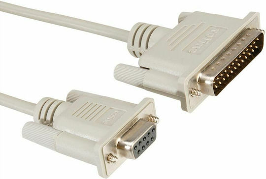 Roline Cable RS232 25-pin male to RS232 9-pin female 1.8m (11.01.4518) 1pcs