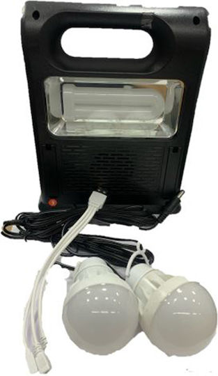 Solar Lighting System CL-22 with Flash Light 2 Lamps Radio and USB Charger