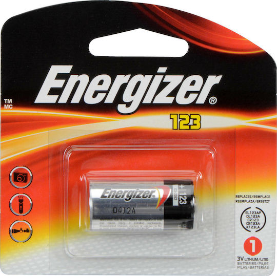 Energizer Lithium Μπαταρία CR123 3V Μιας Χρήσης (Long Life) 1τμχ
