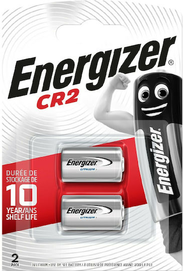 Energizer Μπαταρίες Λιθίου CR2 3V Μιας Χρήσης (Long Life) 2τμχ