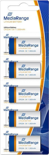 MediaRange Μπαταρία Λιθίου CR123 3V Μιας Χρήσης (Long Life) 1τμχ