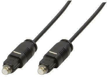 LogiLink Optical Audio Cable TOS male - TOS male Μαύρο 2m (CA1008)