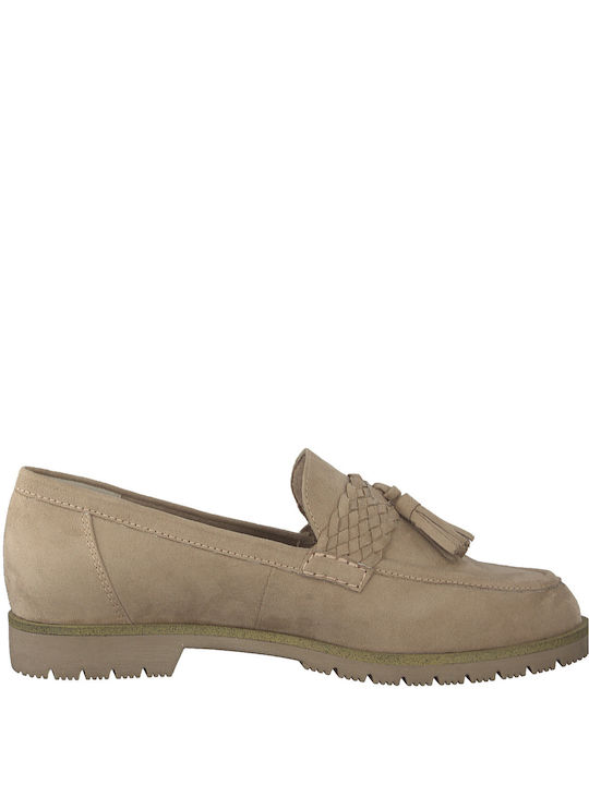 Marco Tozzi Women's Moccasins in Beige Color