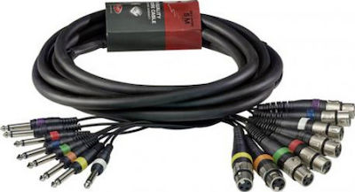 Stagg Audio Cable 8x XLR female - 8x 6.3mm male 5m (ML05-8XF8PMH)