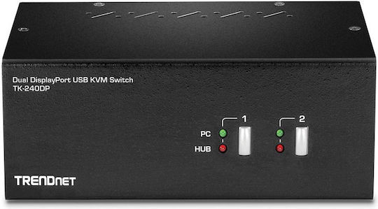 Trendnet 2-Port Dual Monitor DisplayPort KVM Switch