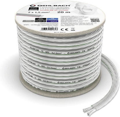 Oehlbach SP-15 Καλώδιο Ηχείου 2 x 1,5 mm² Ατερμάτιστο 20m