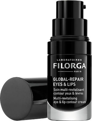 Filorga Global Repair Ενυδατική & Αντιγηραντική Κρέμα Ματιών & Χειλιών κατά των Μαύρων Κύκλων 15ml