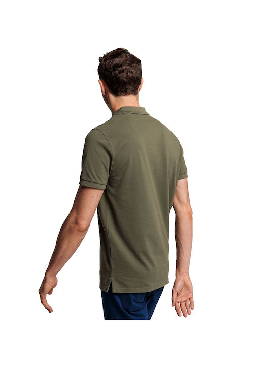 Gant Men's Short Sleeve Blouse Polo Khaki